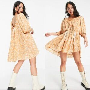 Free People | Intimately Free Nora Nightie Dress in Straw Combo Sz. XS